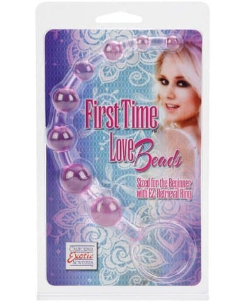 First Time Love Anal Beads in Pink