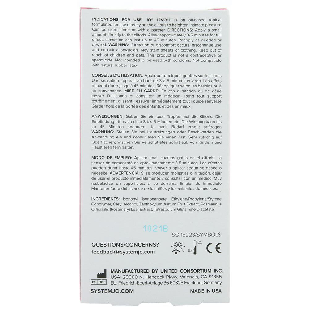 12 Volt Clitoral Stimulant in 34oz 10ml