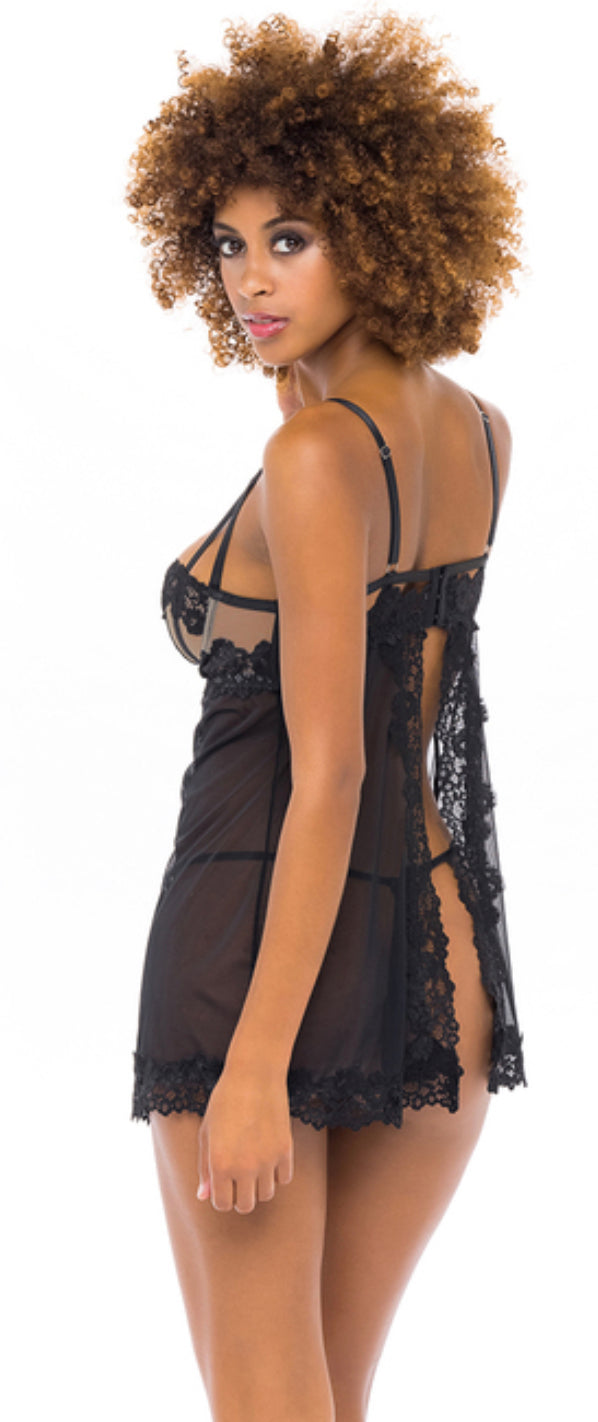 Caged Open Back Babydoll