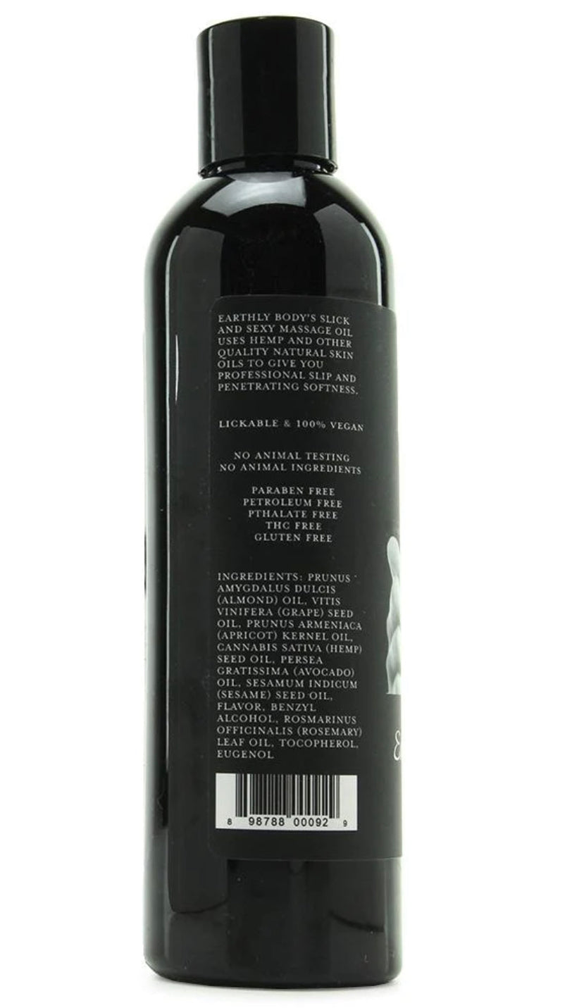 Edible Massage Oil 2oz in Vanilla