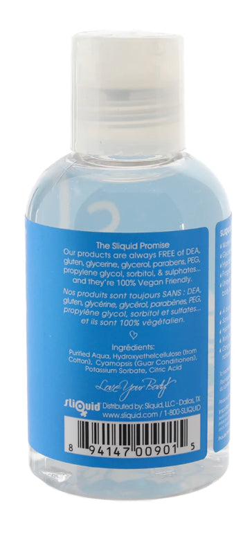 H2O Glycerine Free Natural Lube in 4.2oz/125ml