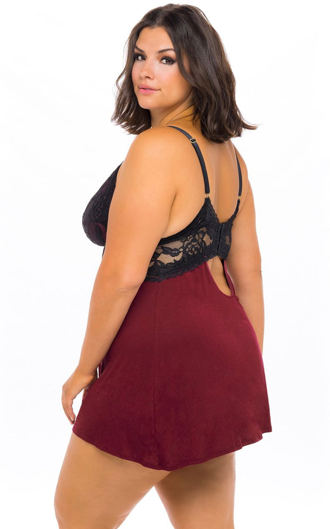 Soft Viscose Lace Chemise