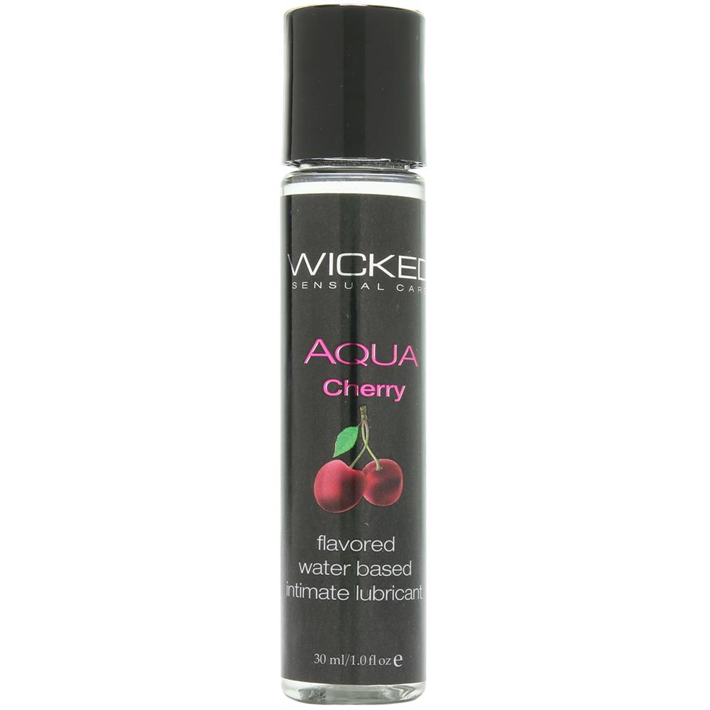 Aqua Flavored Lube 1oz/30ml in Cherry