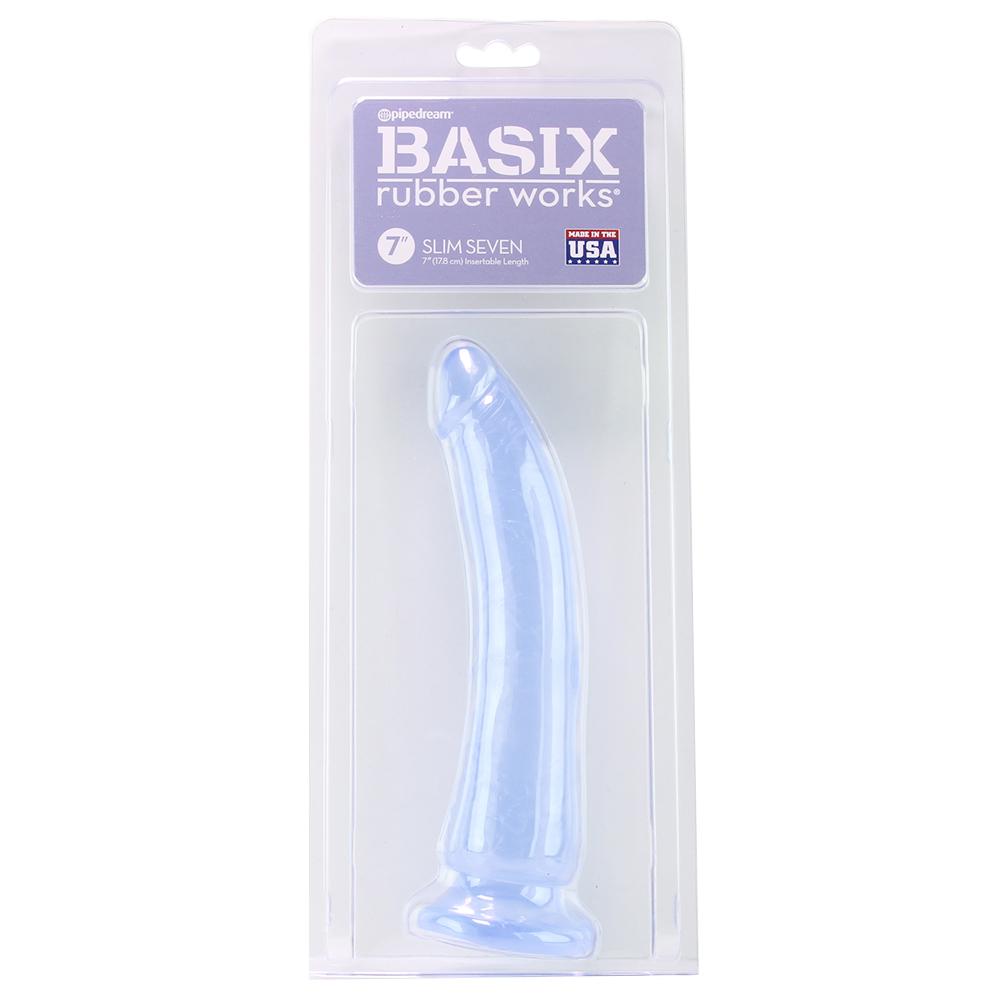 Basix Slim 7 Inch Dildo