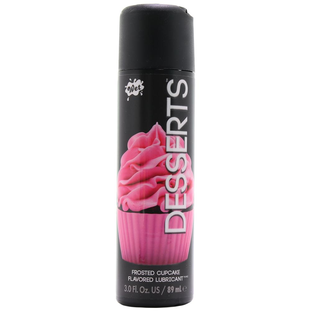 Desserts Flavored Lube 3oz/89ml in Frosted Cupcake