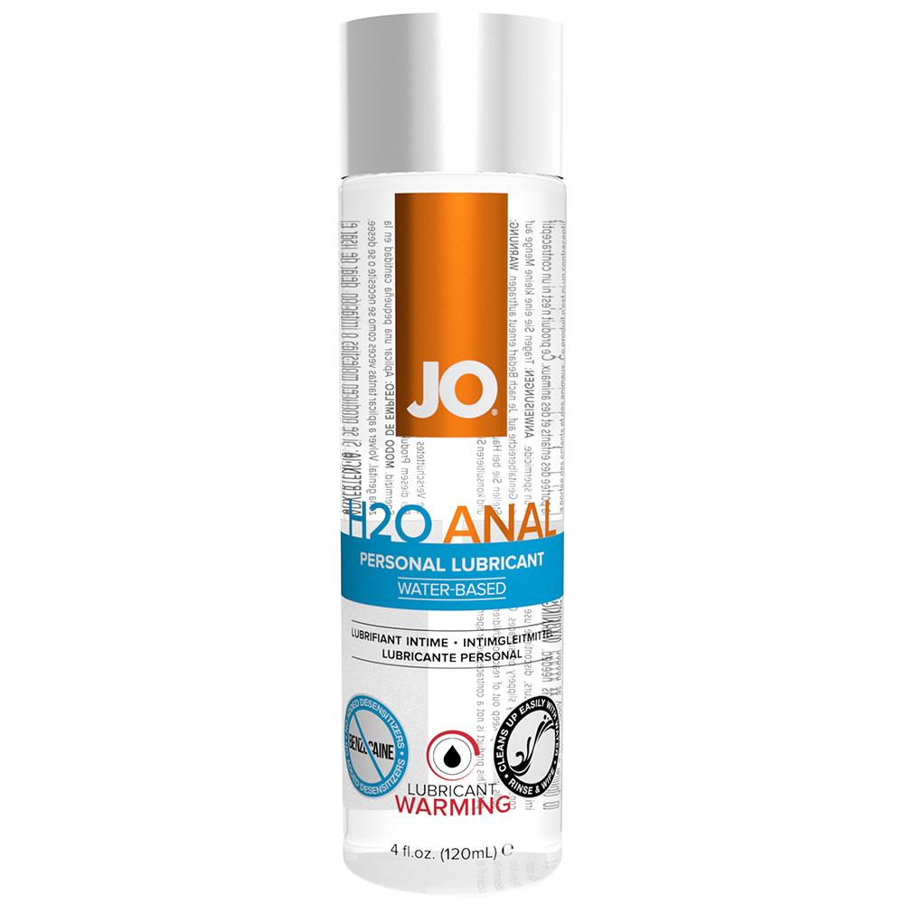 H2O Anal Personal Lube 4oz/120ml in Warming