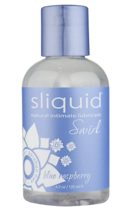 Swirl Flavored Lube 4.2oz/125ml in Blue Raspberry
