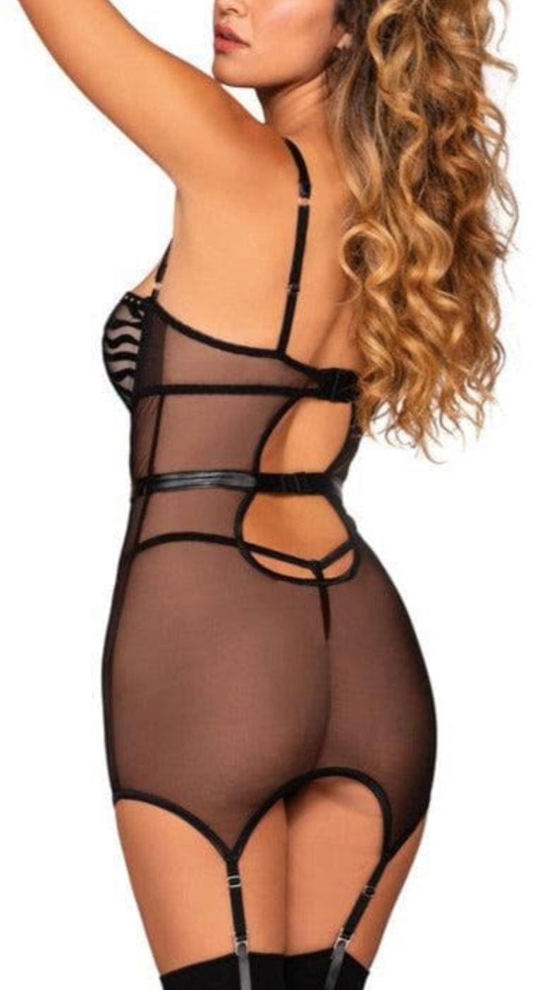 Garter Slip With GString