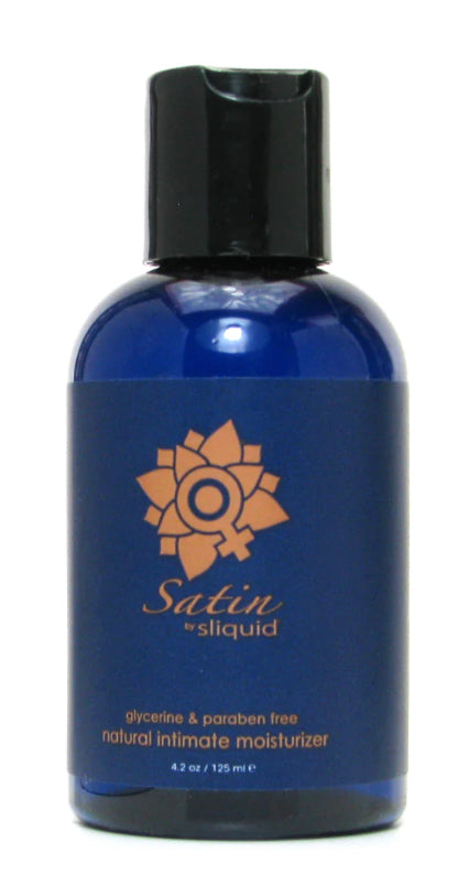 Satin Glycerine Free Natural Lubricant in 4.2oz/125mL