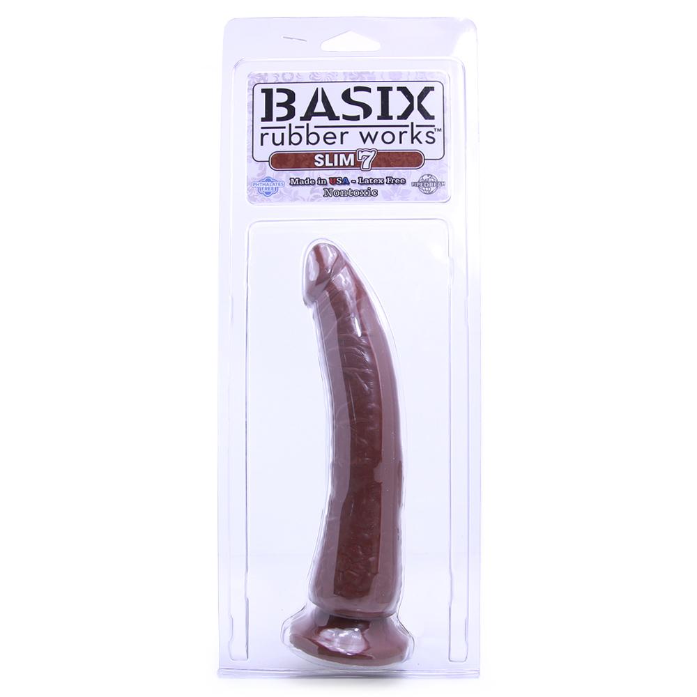 Basix Slim 7 Inch Dildo