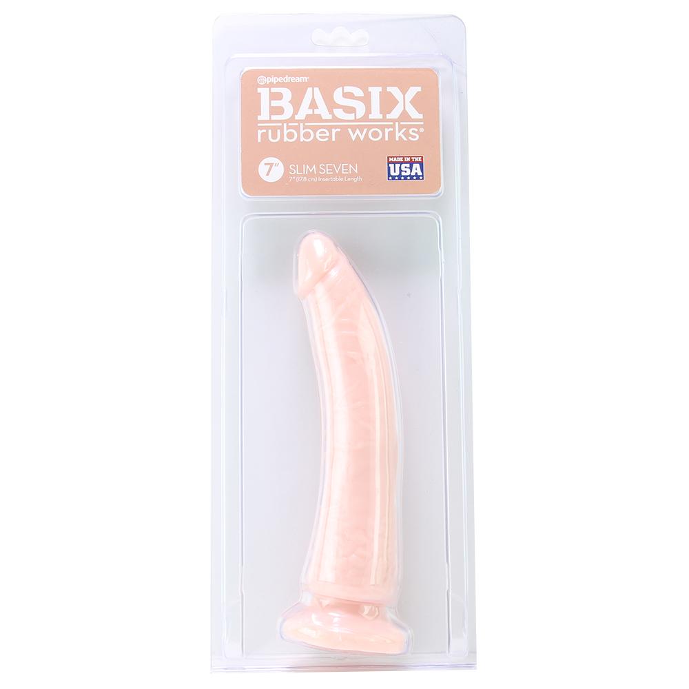Basix Slim 7 Inch Dildo