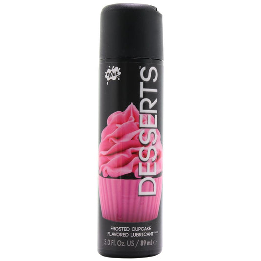 Desserts Flavored Lube 3oz/89ml in Frosted Cupcake