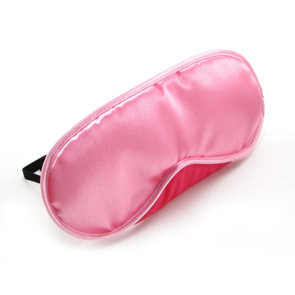 Pleasure Cuffs with Satin Mask in Pink