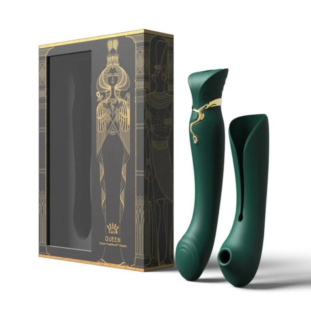 Queen Set G-spot PulseWave Vibrator with Suction Sleeve